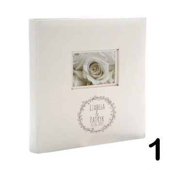 Album ślubny, wsuwany, 500 zdjęć 10x15, personalizowany, 12 wzorów do wyboru